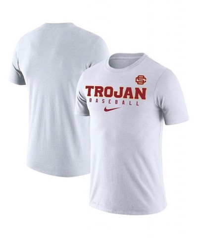 Men's White USC Trojans Baseball Legend Performance T-shirt $26.49 T-Shirts