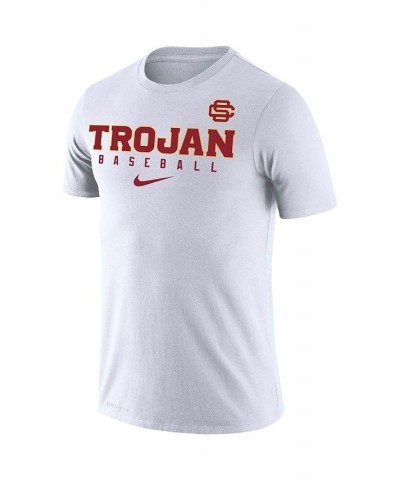 Men's White USC Trojans Baseball Legend Performance T-shirt $26.49 T-Shirts