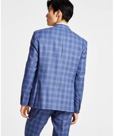 Men's Classic-Fit UltraFlex Stretch Plaid Suit Jacket & Suit Pants Multi $90.65 Suits