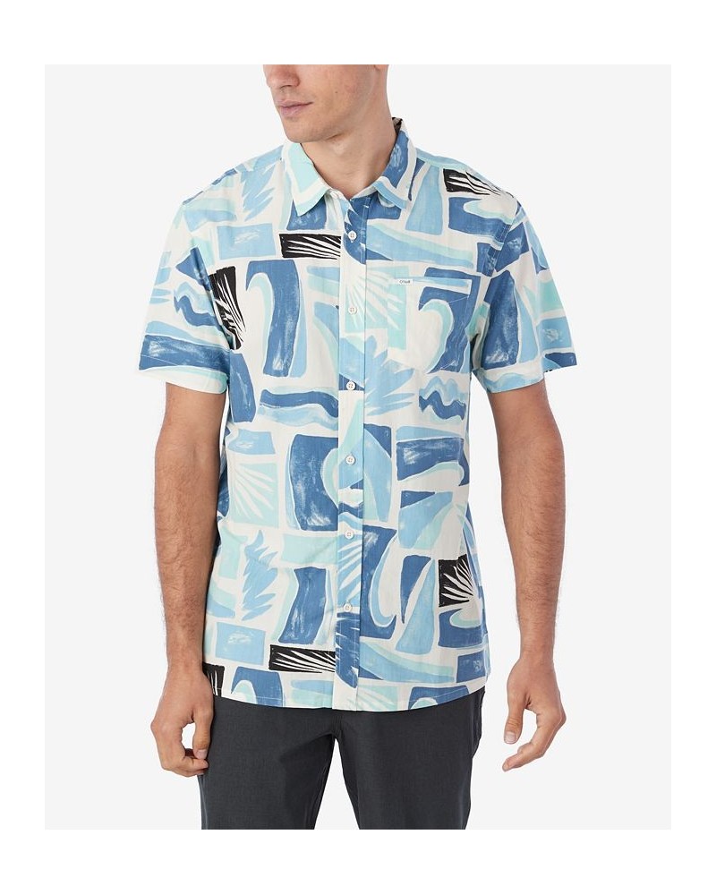 Men's Og Short Sleeve Standard Woven Shirt Multi $34.06 Shirts