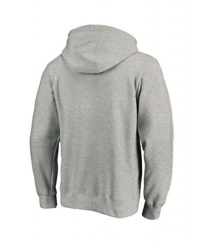 Men's Branded Heather Gray Seattle Kraken Team Lockup Pullover Hoodie $31.31 Sweatshirt