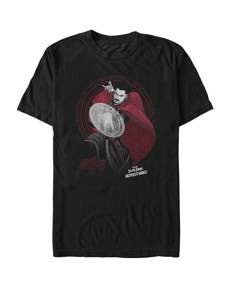 Men's Likeness Doctor Strange Movie 2 the Doorway Short Sleeve T-shirt Black $17.15 T-Shirts