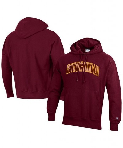 Men's Maroon Bethune-Cookman Wildcats Tall Arch Pullover Hoodie $38.00 Sweatshirt