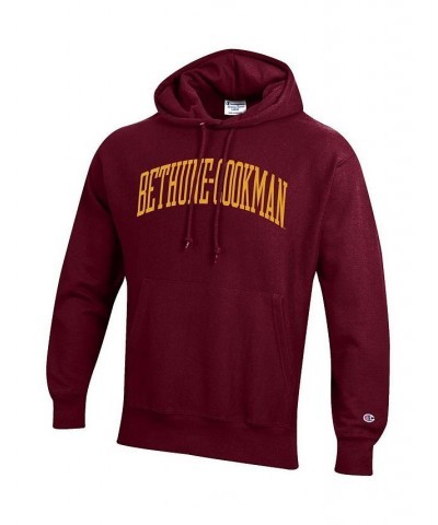 Men's Maroon Bethune-Cookman Wildcats Tall Arch Pullover Hoodie $38.00 Sweatshirt