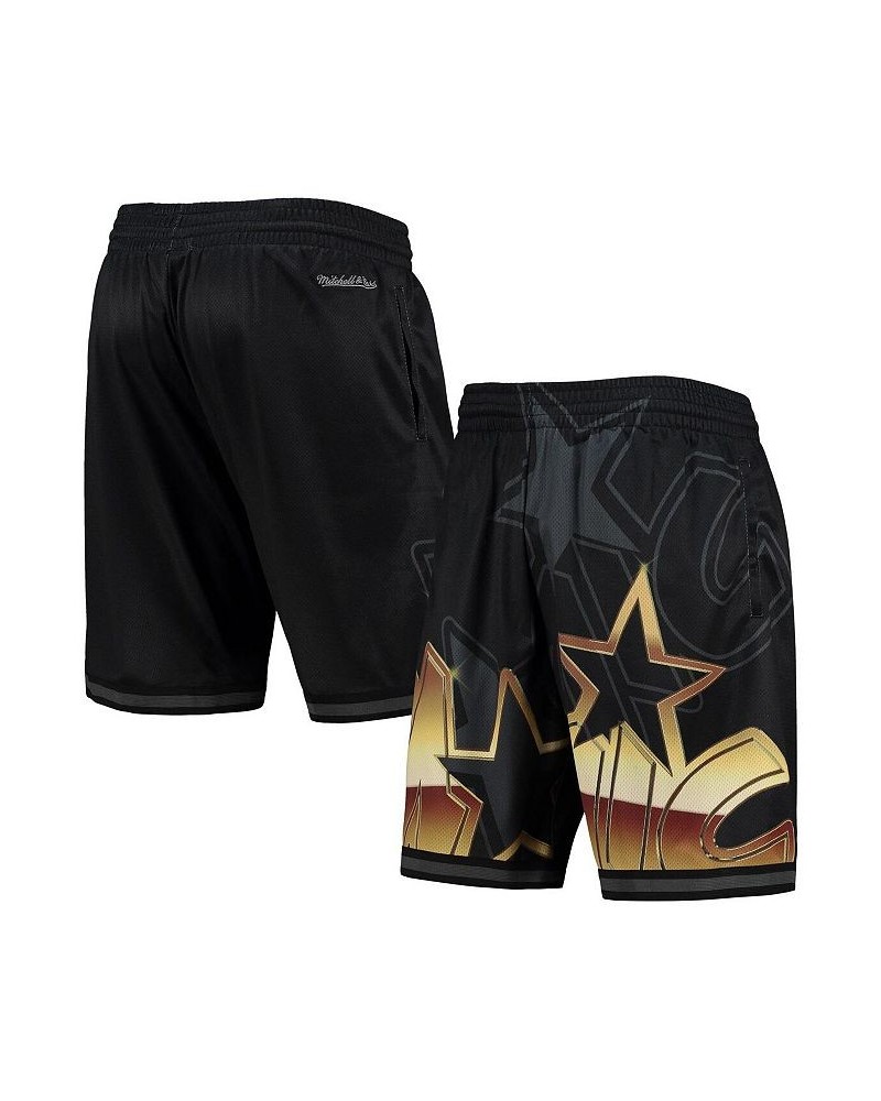 Men's Black Orlando Magic Big Face 4.0 Fashion Shorts $33.65 Shorts