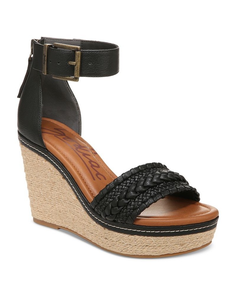 Women's Sabeen Ankle-Strap Espadrille Wedge Sandals PD04 $40.33 Shoes