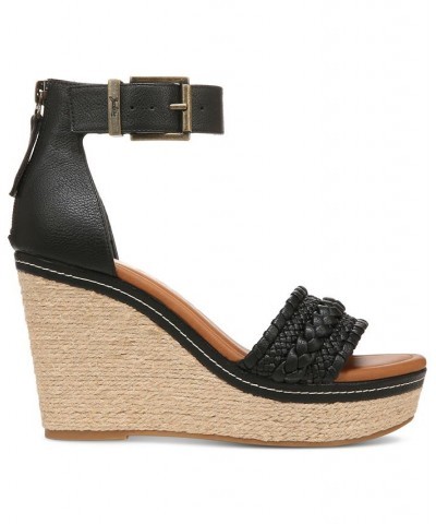 Women's Sabeen Ankle-Strap Espadrille Wedge Sandals PD04 $40.33 Shoes