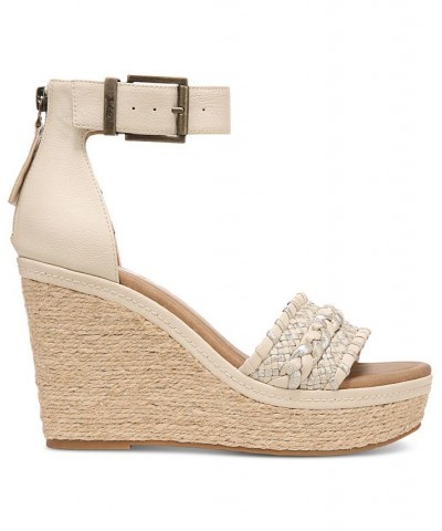 Women's Sabeen Ankle-Strap Espadrille Wedge Sandals PD04 $40.33 Shoes