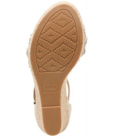 Women's Sabeen Ankle-Strap Espadrille Wedge Sandals PD04 $40.33 Shoes