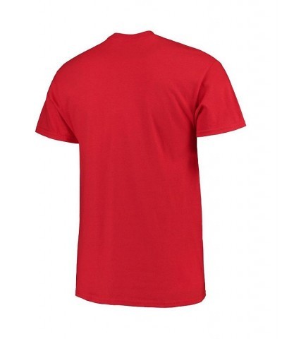 Men's Red Utah Utes Basic Arch T-shirt $12.60 T-Shirts