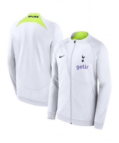 Men's White Tottenham Hotspur Academy Pro Anthem Raglan Performance Full-Zip Jacket $37.95 Jackets