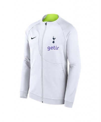 Men's White Tottenham Hotspur Academy Pro Anthem Raglan Performance Full-Zip Jacket $37.95 Jackets