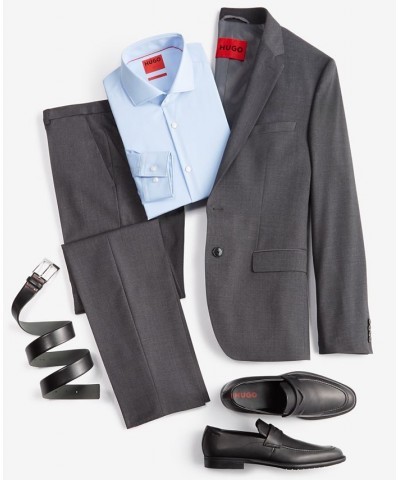 Men's Modern Fit Wool Suit Separate Jacket Gray $62.70 Suits