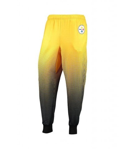 Men's Gold Pittsburgh Steelers Gradient Jogger Pants $34.40 Pants