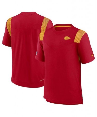 Men's Red Kansas City Chiefs Sideline Tonal Logo Performance Player T-shirt $36.39 T-Shirts