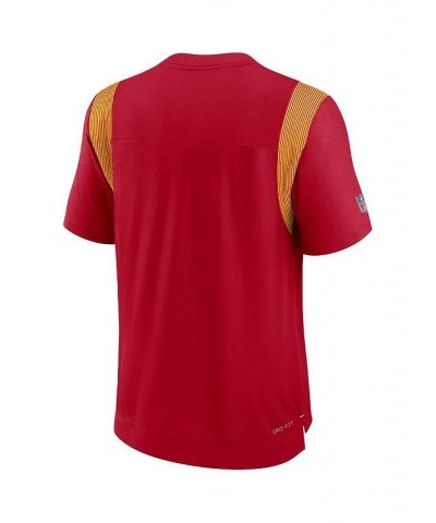 Men's Red Kansas City Chiefs Sideline Tonal Logo Performance Player T-shirt $36.39 T-Shirts