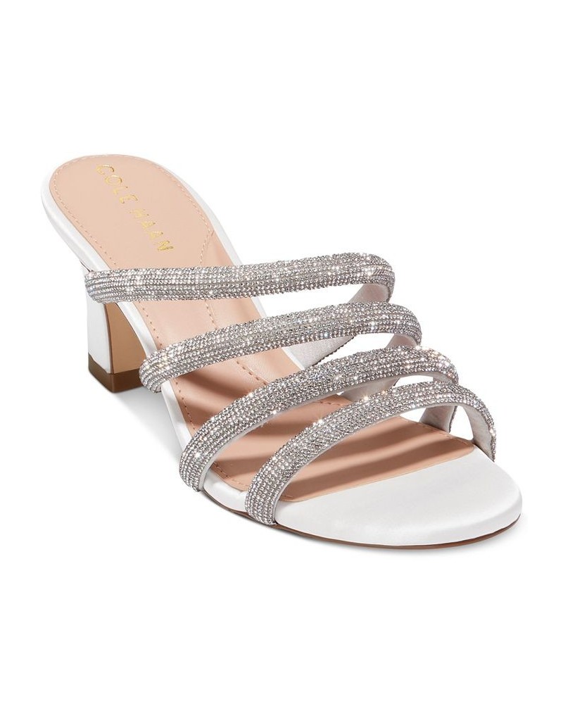 Women's Adella Dress Sandals Silver $75.20 Shoes