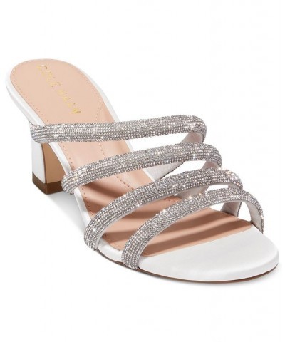 Women's Adella Dress Sandals Silver $75.20 Shoes