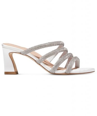 Women's Adella Dress Sandals Silver $75.20 Shoes