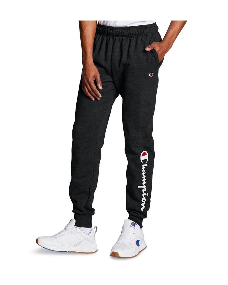 Men's Powerblend Fleece Jogger Pants Black $19.95 Pants