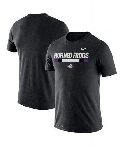 Men's Black TCU Horned Frogs Team DNA Legend Performance T-shirt $28.49 T-Shirts