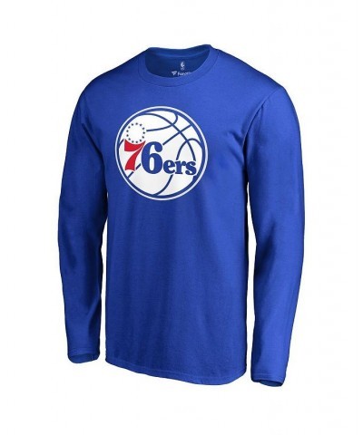 Men's Branded Ben Simmons Royal Philadelphia 76ers Backer Name and Number Long Sleeve T-shirt $18.71 T-Shirts