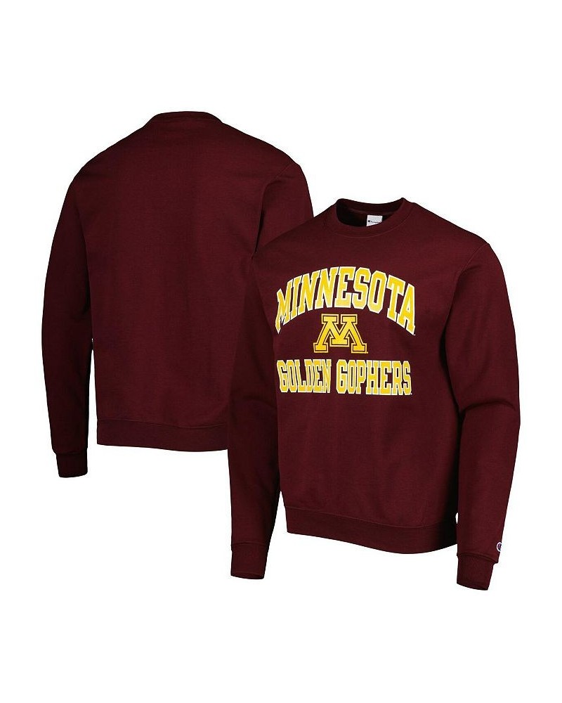 Men's Maroon Minnesota Golden Gophers High Motor Pullover Sweatshirt $26.65 Sweatshirt