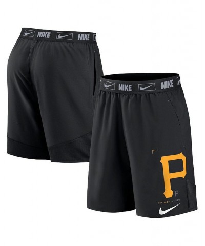 Men's Black Pittsburgh Pirates Bold Express Performance Shorts $31.34 Shorts