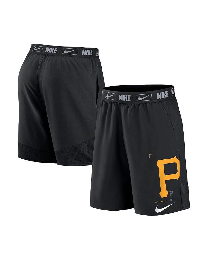 Men's Black Pittsburgh Pirates Bold Express Performance Shorts $31.34 Shorts