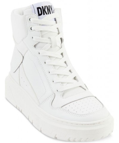 Women's Mayzi High-Top Sneakers White $45.87 Shoes