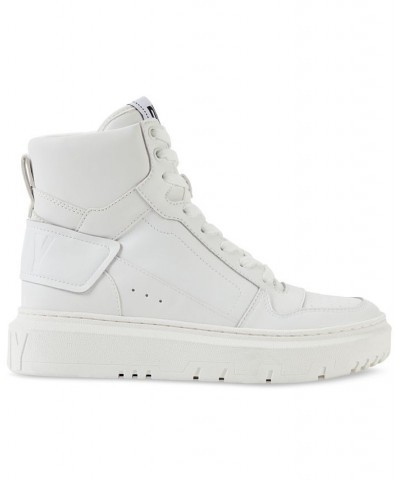 Women's Mayzi High-Top Sneakers White $45.87 Shoes