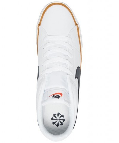 Men's Court Legacy Casual Sneakers White $39.20 Shoes