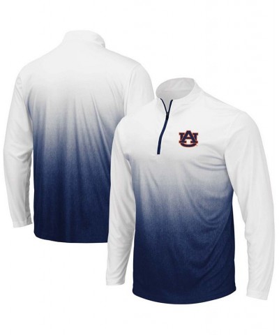 Men's Navy Auburn Tigers Magic Team Logo Quarter-Zip Jacket $20.21 Jackets