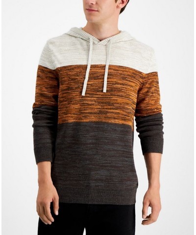 Men's Colorblocked Hooded Sweater PD01 $10.10 Sweaters