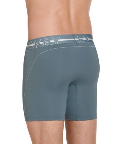 Men's Sport Silver Solution Stretch Boxer Briefs Gray $10.15 Underwear