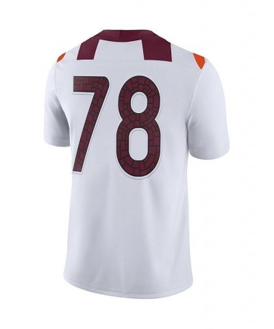 Men's 78 White Virginia Tech Hokies Game Player Jersey $47.15 Jersey