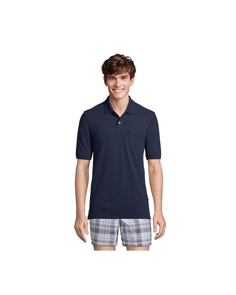 Men's Short Sleeve Comfort-First Mesh Polo Shirt With Pocket PD03 $30.22 Polo Shirts