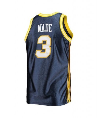 Men's Dwyane Wade Navy Marquette Golden Eagles 2002-03 Authentic Throwback College Jersey $139.50 Jersey