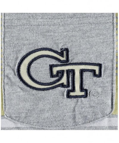 Men's Heathered Gray Georgia Tech Yellow Jackets Golfer Pocket Polo Shirt $23.65 Polo Shirts