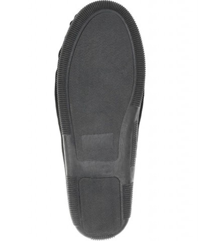 Men's Meander Moccasin Slippers Black $46.06 Shoes