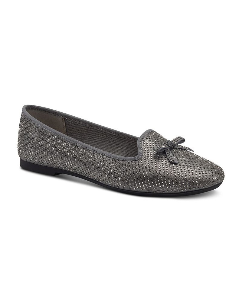 Kimii Evening Deconstructed Loafers Silver $34.19 Shoes