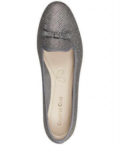 Kimii Evening Deconstructed Loafers Silver $34.19 Shoes