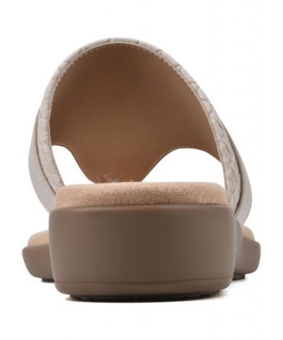 Women's Benedict Thong Comfort Sandal Tan/Beige $31.74 Shoes