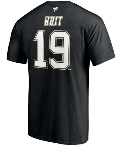 Men's Ryan Whitney Black Pittsburgh Penguins Authentic Stack Retired Player Nickname Number T-shirt $19.79 T-Shirts