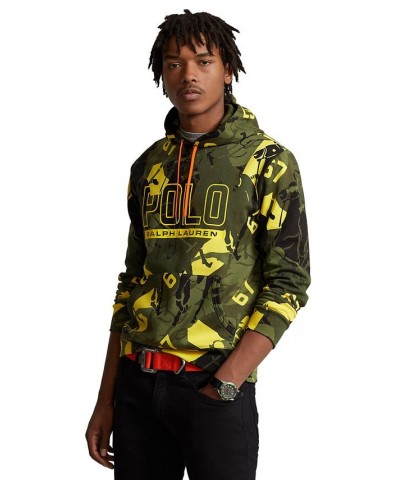 Men's Logo Polo Pony Camo Double-Knit Hoodie Multi $53.40 Sweatshirt