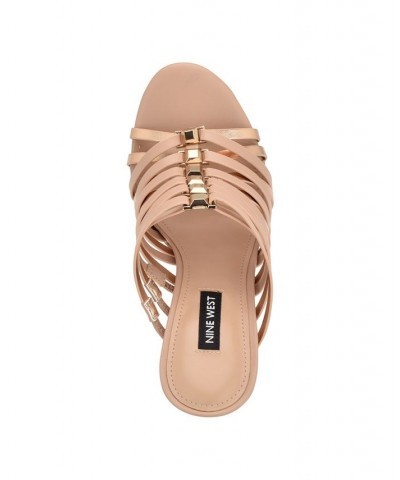 Women's Must Heeled Slide Strappy Dress Sandals Multi $46.87 Shoes