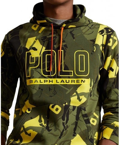 Men's Logo Polo Pony Camo Double-Knit Hoodie Multi $53.40 Sweatshirt