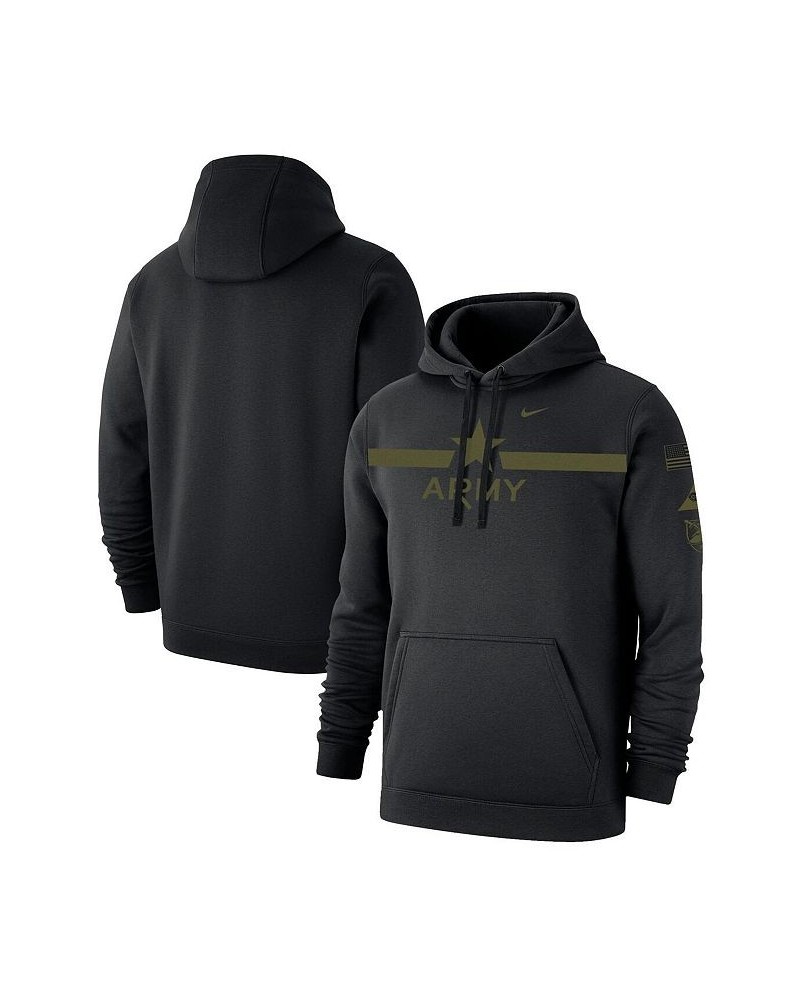 Men's Black Army Black Knights 1st Armored Division Old Ironsides Rivalry Star Two-Hit Pullover Fleece Hoodie $30.38 Sweatshirt