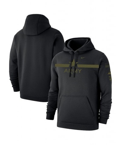 Men's Black Army Black Knights 1st Armored Division Old Ironsides Rivalry Star Two-Hit Pullover Fleece Hoodie $30.38 Sweatshirt