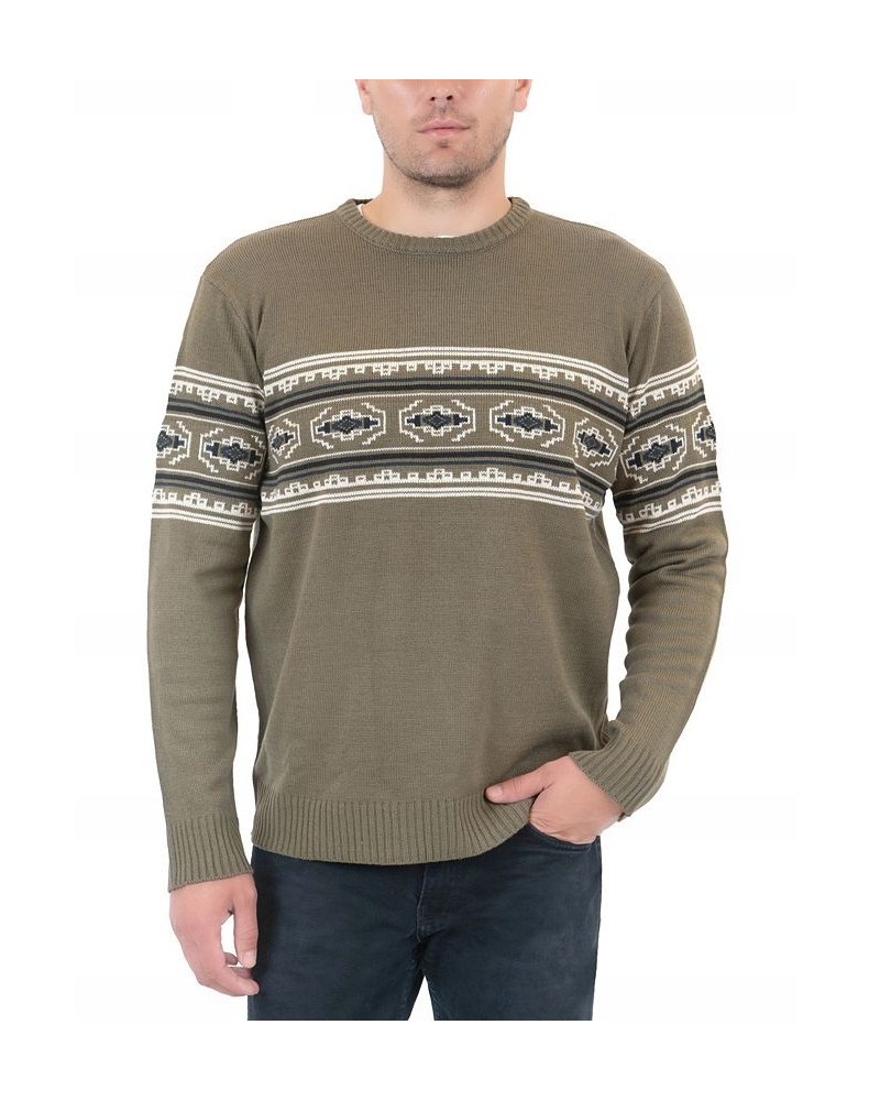 Men's McGregor Fair Isle Sweater Green $37.80 Sweaters